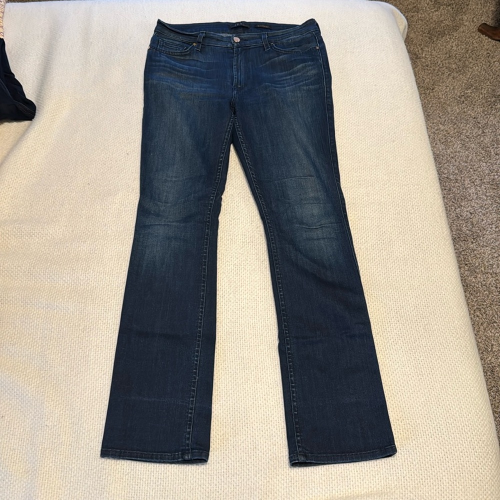 Jen7 slim straight jeans, size 6